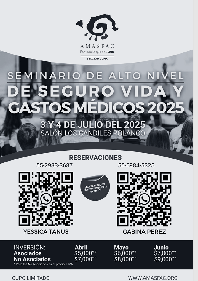SEMINARIO DE ALTO NIVEL VIDA Y GASTOS MÉDICOS 2025