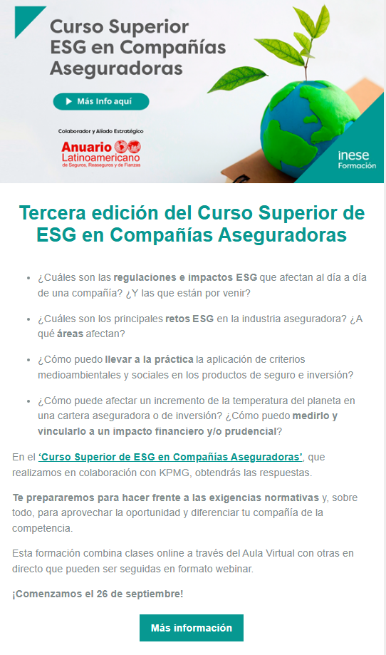 curso superior esg espana